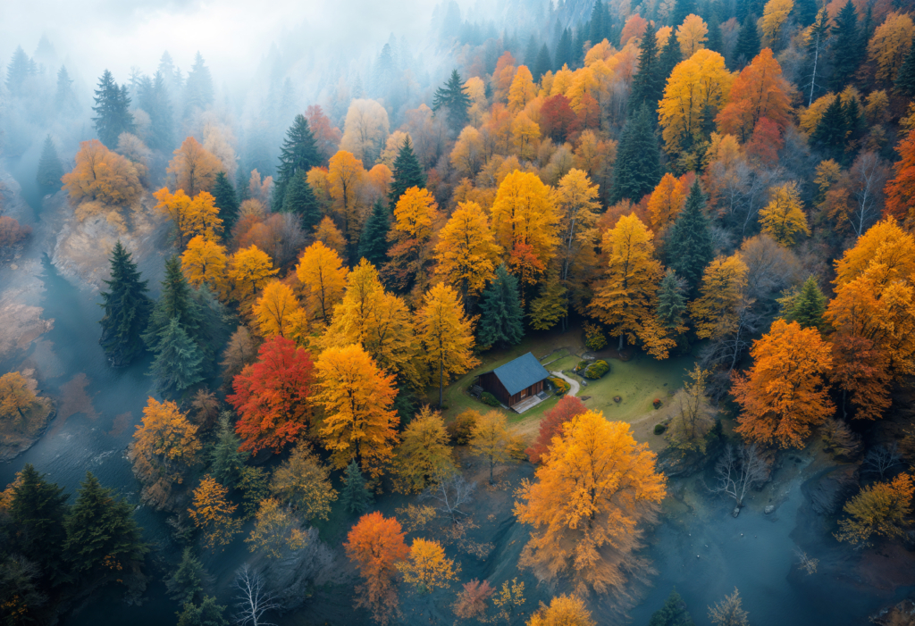 beautiful autumnal landscape